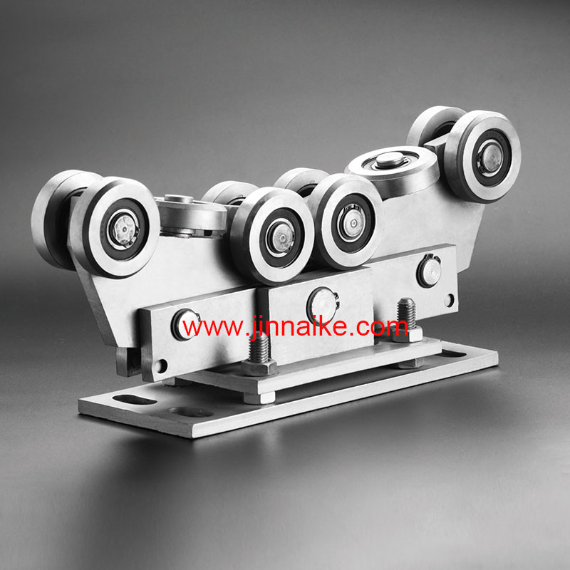 Adjustable Cantilever Gate Carriage Roller (10Wheels,For 80x80 Track)