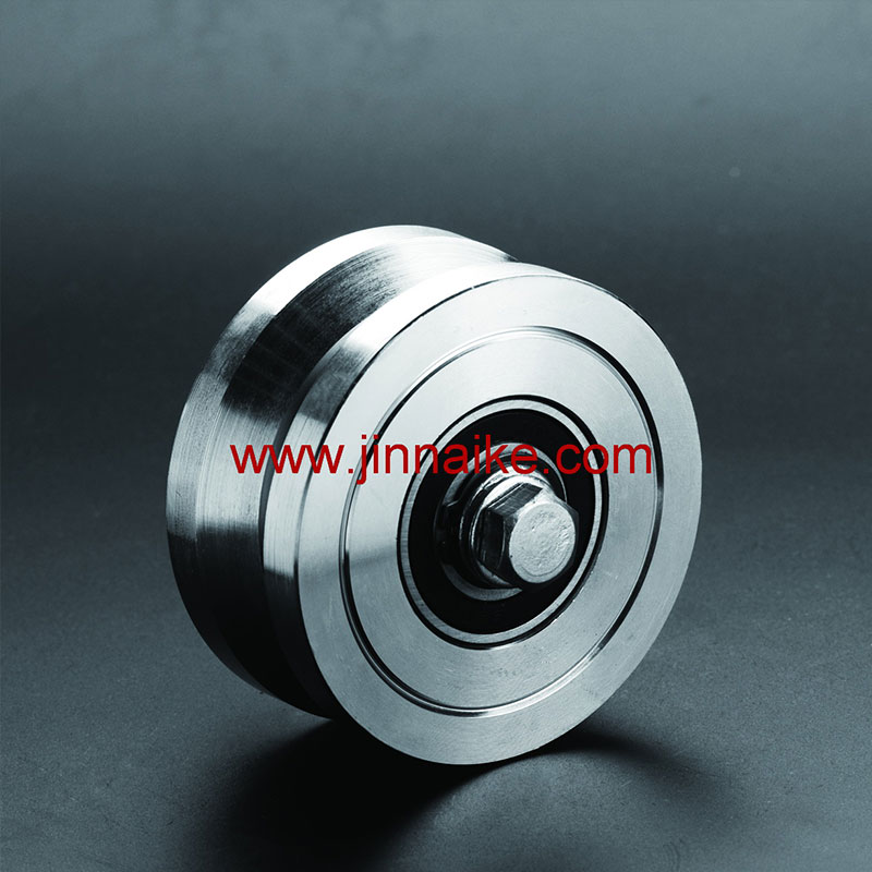 Solid Steel V Groove Gate Roller