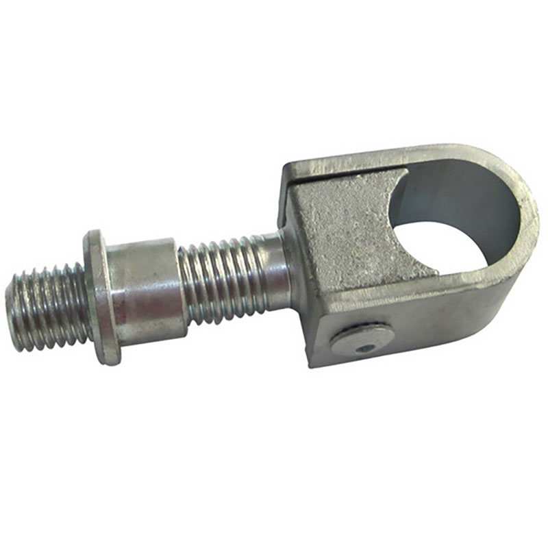 Round clamp hinge with adjustable nut
