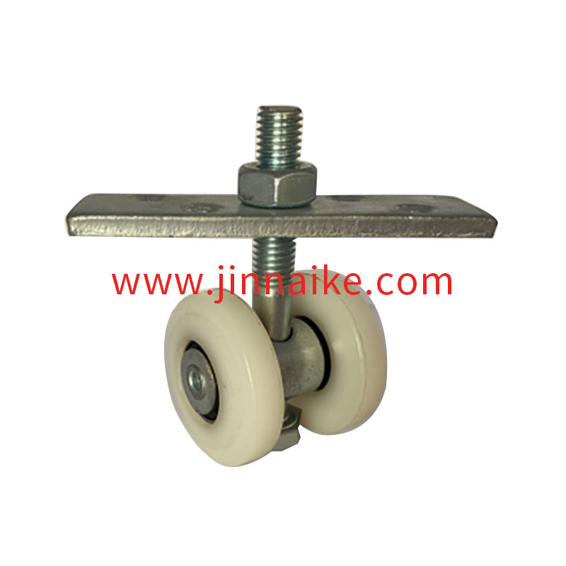 Nylon two-wheel rotating hanging wheel